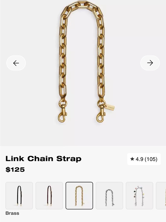 Handbags - Coach chain strap